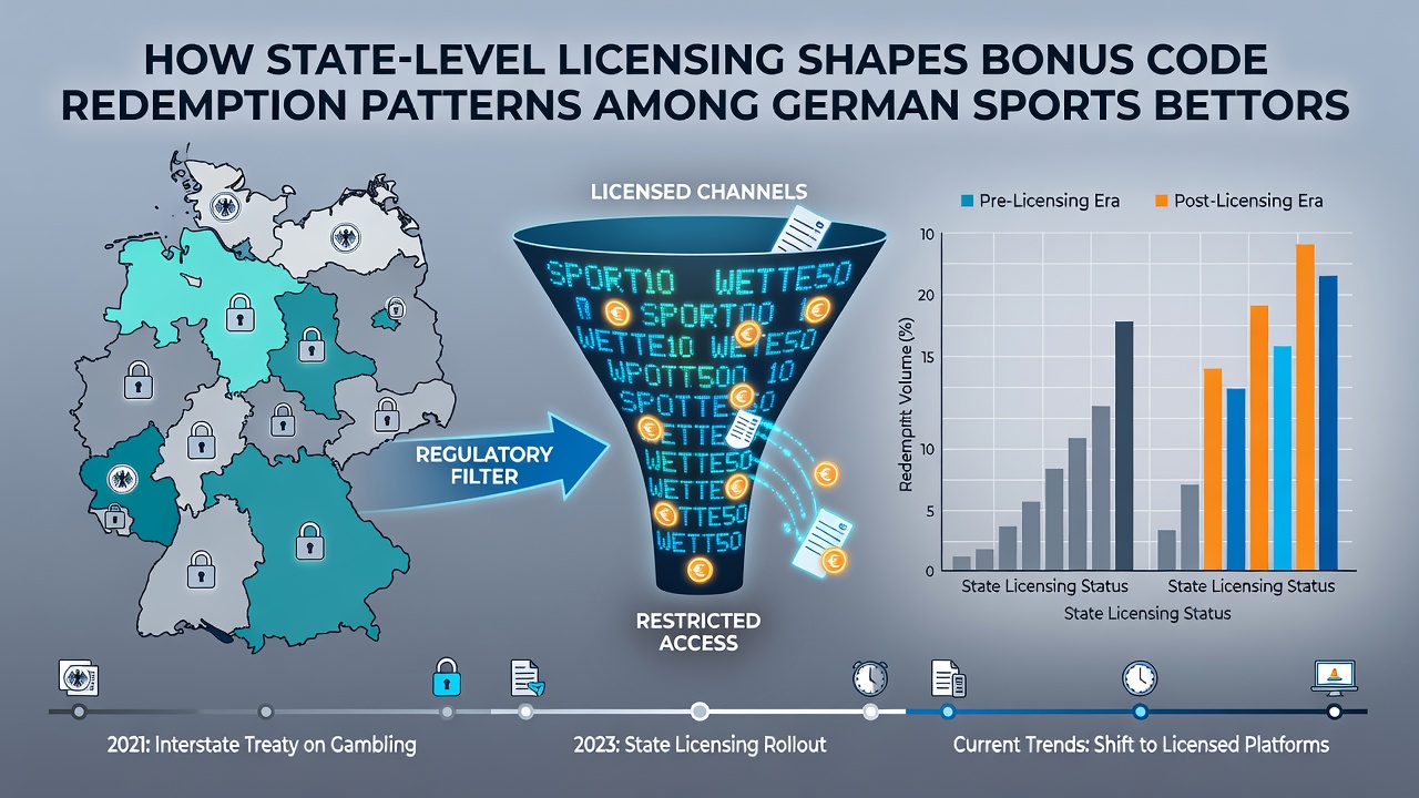 Grafische Darstellung von Einlösungstrends und regionalen Unterschieden bei Sportwetten-Boni
