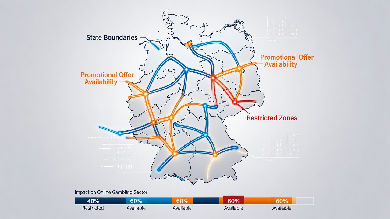 Darstellung regionaler Unterschiede bei Online-Glücksspiel-Werbeaktionen in Deutschland