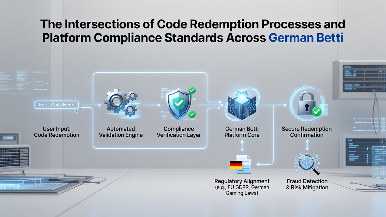 Übersicht der Compliance-Workflows und Code-Redemption-Integration auf deutschen Wettplattformen