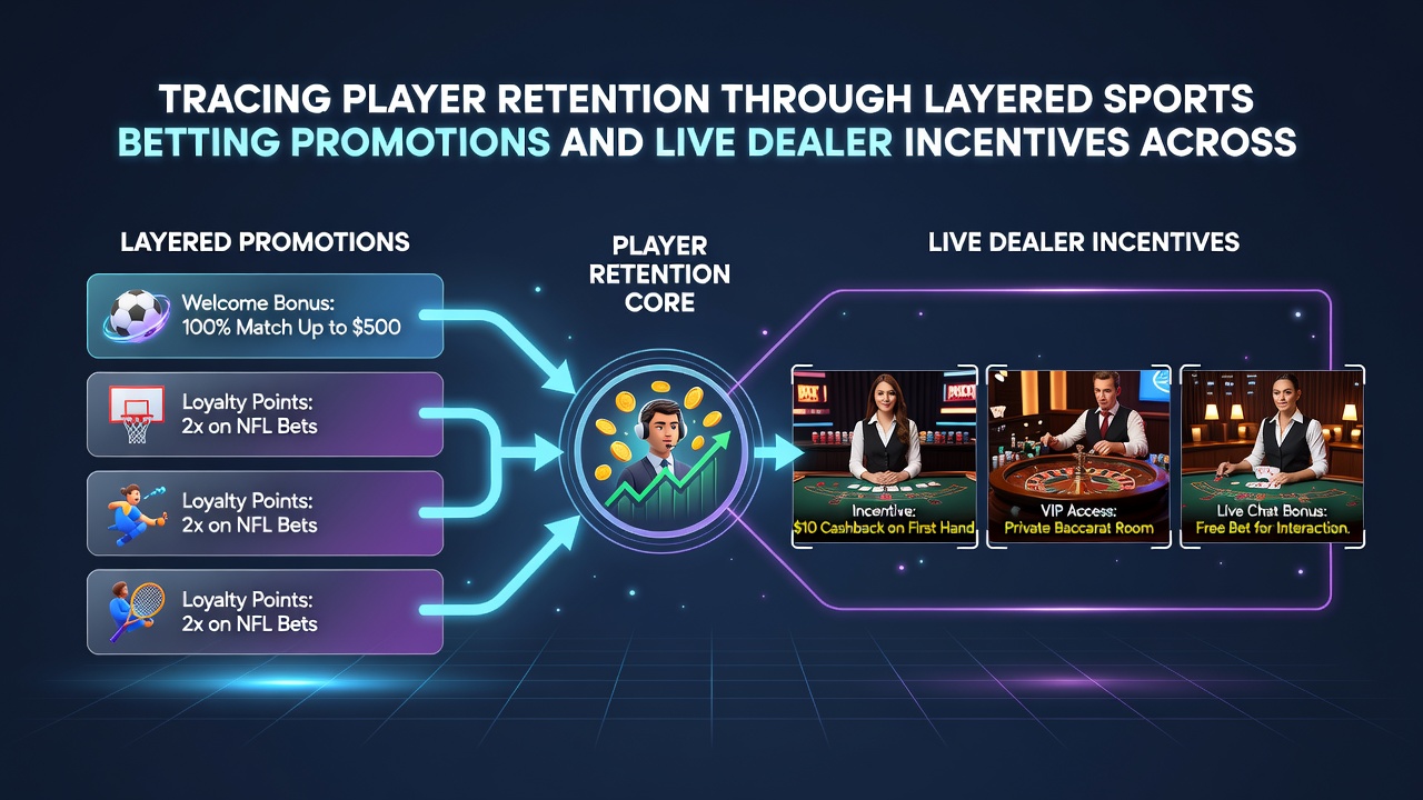 Detaillierte Darstellung von Live-Dealer-Sitzungen und gestaffelten Belohnungen in deutschen Apps